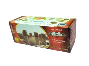 چای نپتون بهشت طعم دارچین و زنجبیل تی بگ 25 عددی دمنوش میوه ای بهشت
