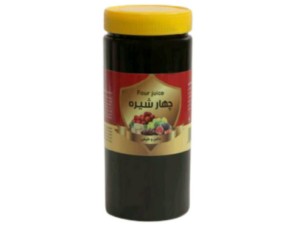 چهار شیره طبیعی انگور انجیر توت خرما 1 کیلویی