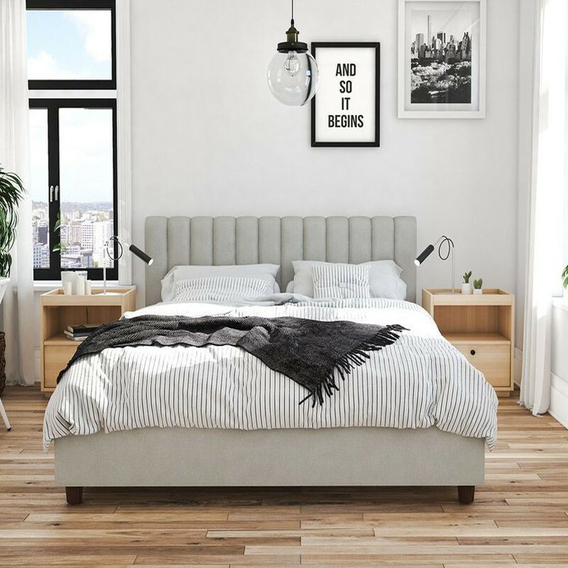 تخت خواب دونفره مدل آلما سایز 160×200 سانتی متر