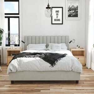 تخت خواب دونفره مدل آلما سایز 160×200 سانتی متر