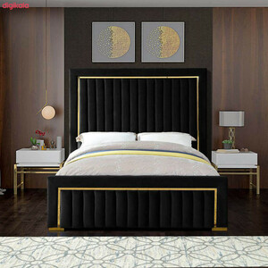 تخت خواب دونفره مدل رز سایز 200x180 سانتی متر