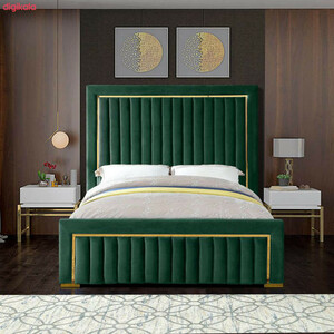 تخت خواب دونفره مدل رز سایز 200x180 سانتی متر