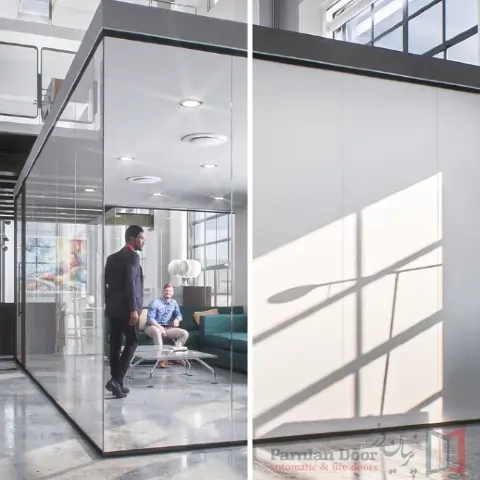 فیلم هوشمند چسبدار Ultra Clear با شفافیت بالا | Smart Adhesive Glass Film 91%