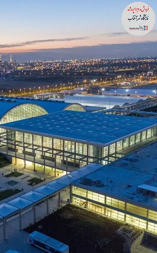 درب اتوماتیک تا نمای ساختمان با پرنیان درب