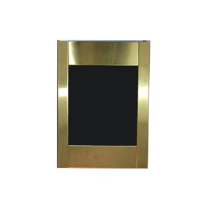 فریم آلومینیومی با روکش استیل درب اتوماتیک