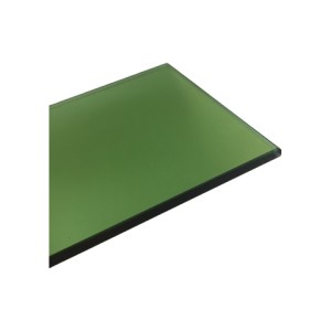 شیشه سکوریت 10 میل سبز رنگ