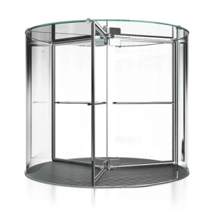 درب ریولوینگ BOONEDAM بون آدام تمام شیشه ای