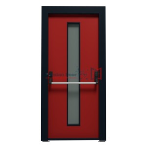 درب ضد حریق با شیشه دید 180 CM