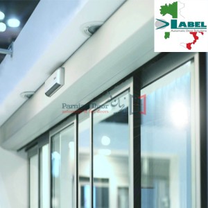 تعمیر درب اتوماتیک لابل LABEL ایتالیا | موتور، چشمی، مدارفرمان و هنگر