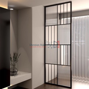 پارتیشن شیشه ای دکوری طرح Black Multi Part