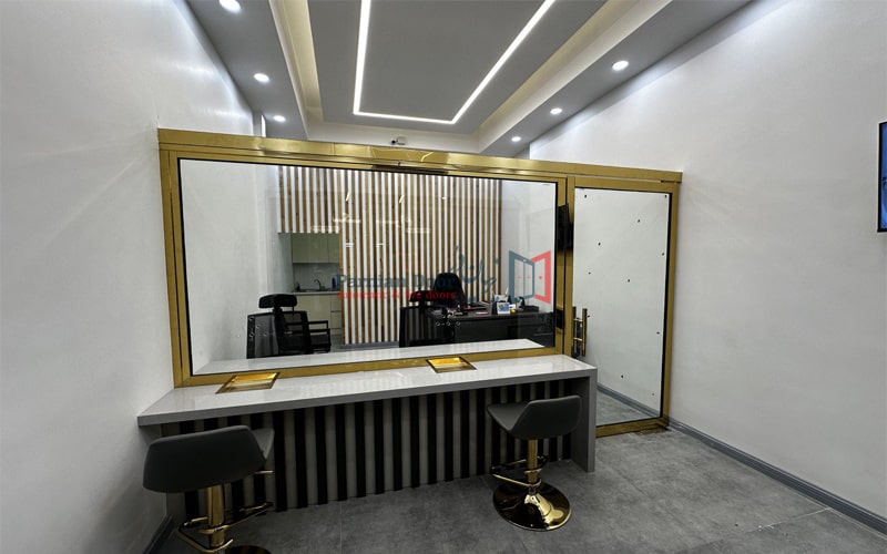 پارتیشن استیل با درب لولایی