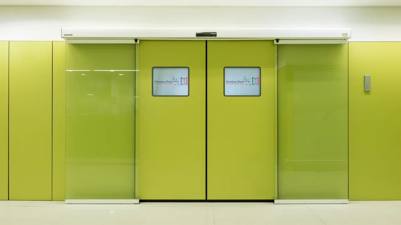 درب رادیولوژی با شیشه سربی