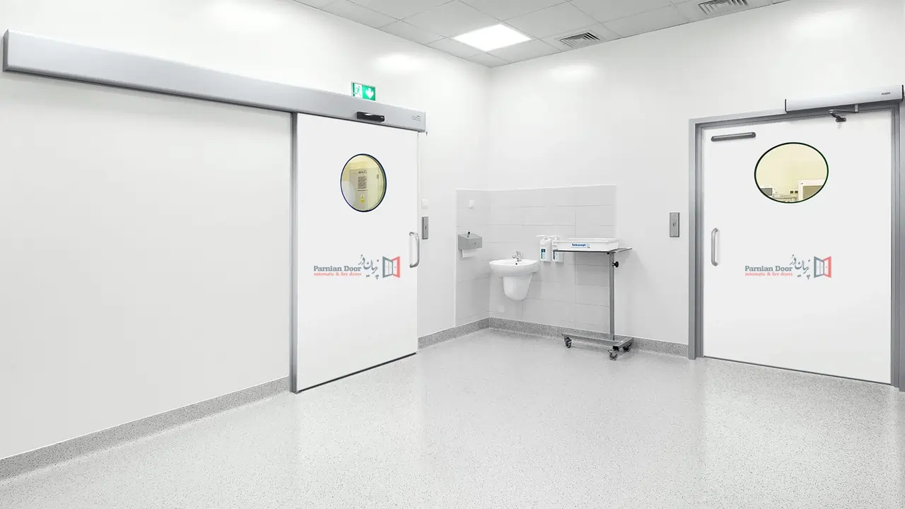 درب ضد اشعه رادیولوژی xray با شیشه سربی