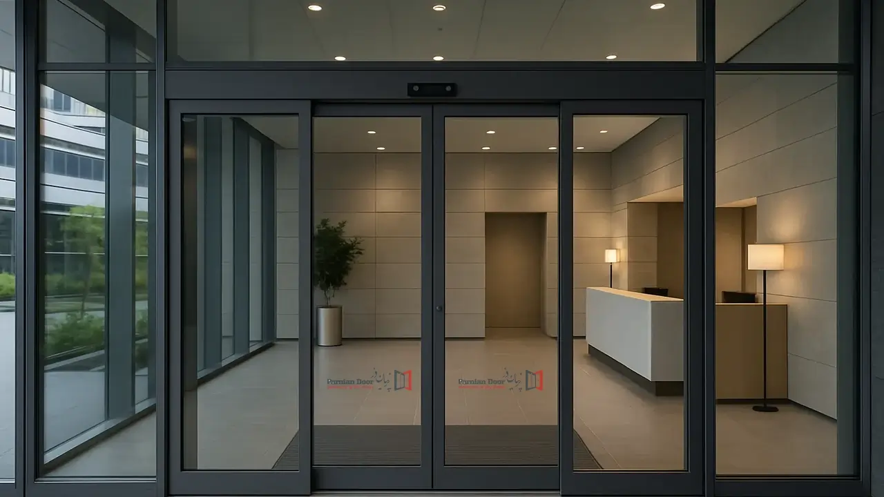 بهترین مدل های درب اتوماتیک شیشه ای ساخت ایران