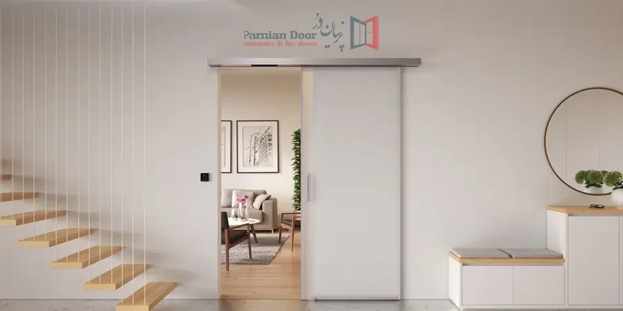 درب کشویی اتوماتیک با کلید نوتاچ No Touch