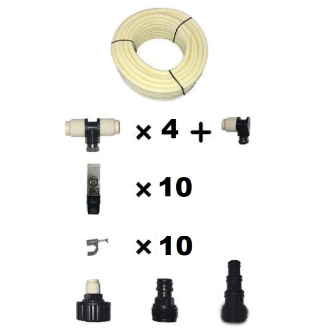 ست مه پاش 10 متری با 5 نازل و اتصالات