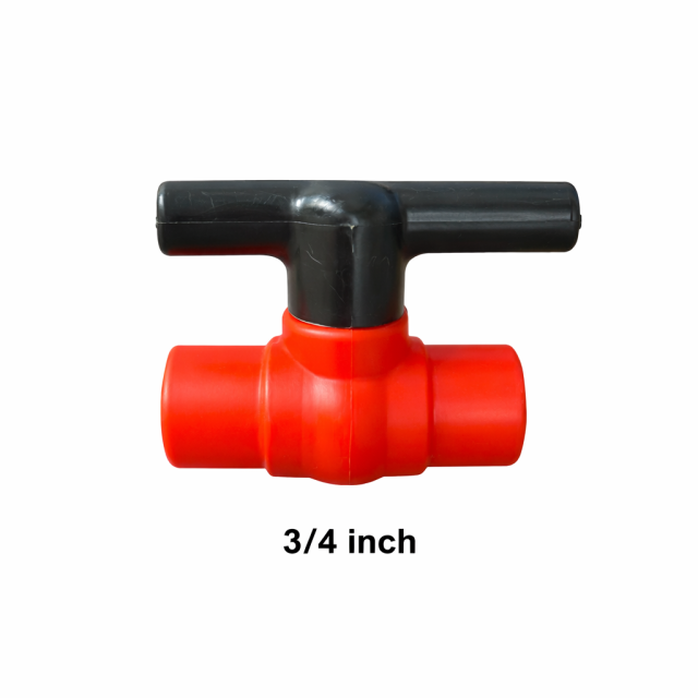 شیر توپی پلیمری قطره‌آوا 3/4 اینچ