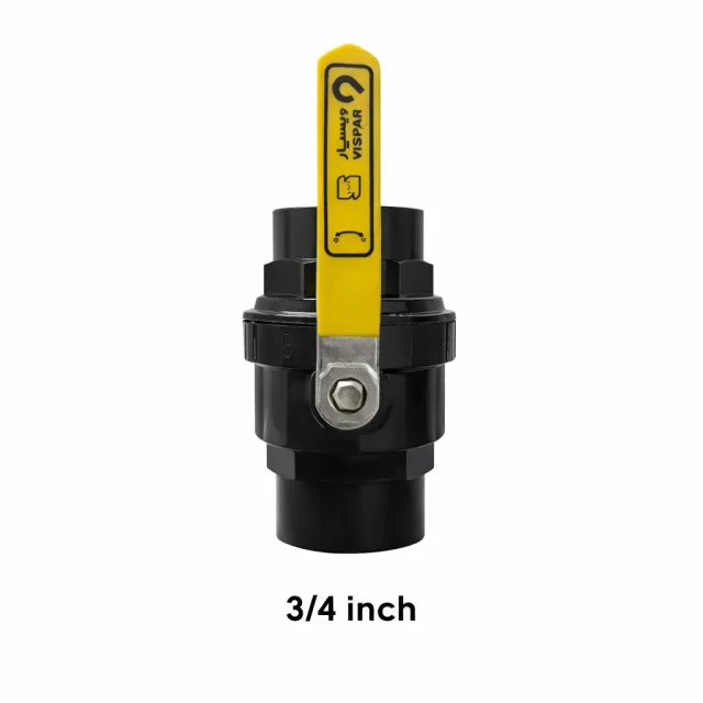 شیرتوپی دسته فلزی 3/4 اینچ