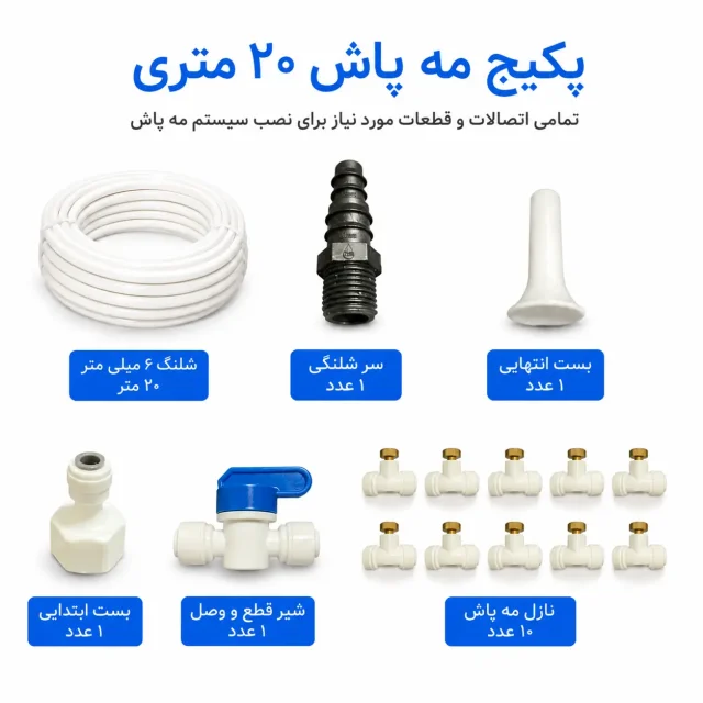 پکیج مه پاش خانگی 20 متری