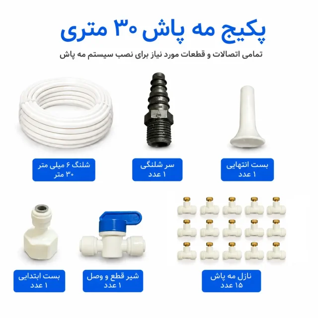 پکیج مه پاش خانگی ۳۰ متری