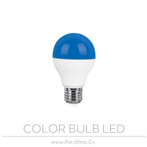 لامپ LED حبابی ۹ وات رنگی پارس شعاع توس