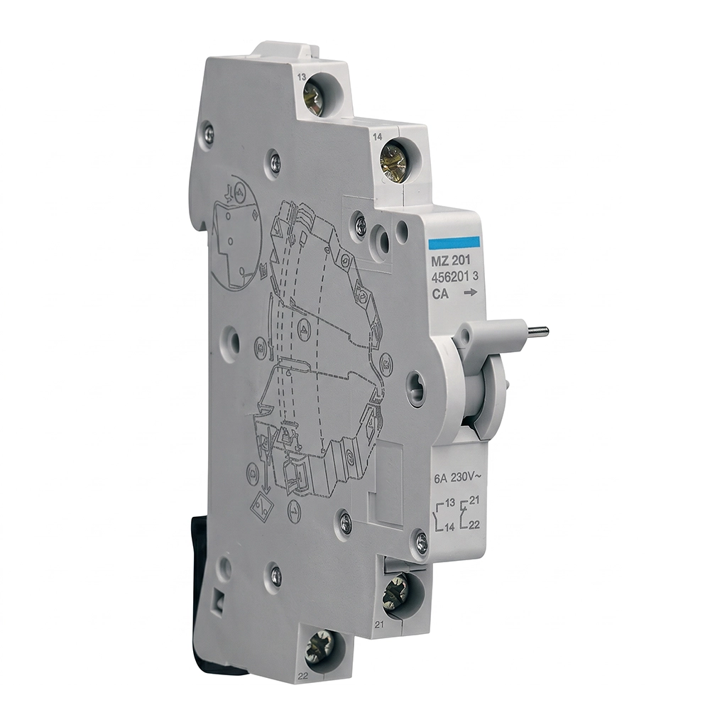 کنتاکت کمکی کلید مینیاتوری هاگر مدل MZ201 (کد 456201)