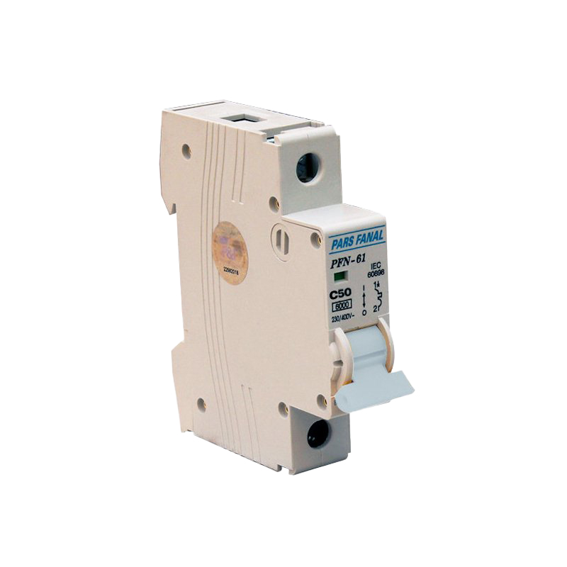 فیوز مینیاتوری تک فاز 50 آمپر پارس فانال تیپ C