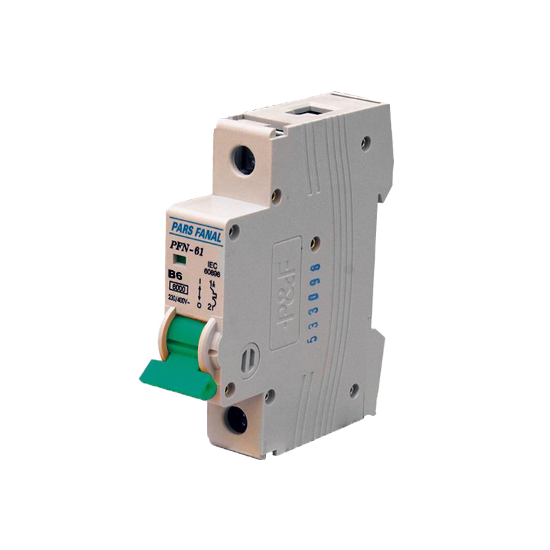 فیوز مینیاتوری تک فاز 6 آمپر پارس فانال تیپ B