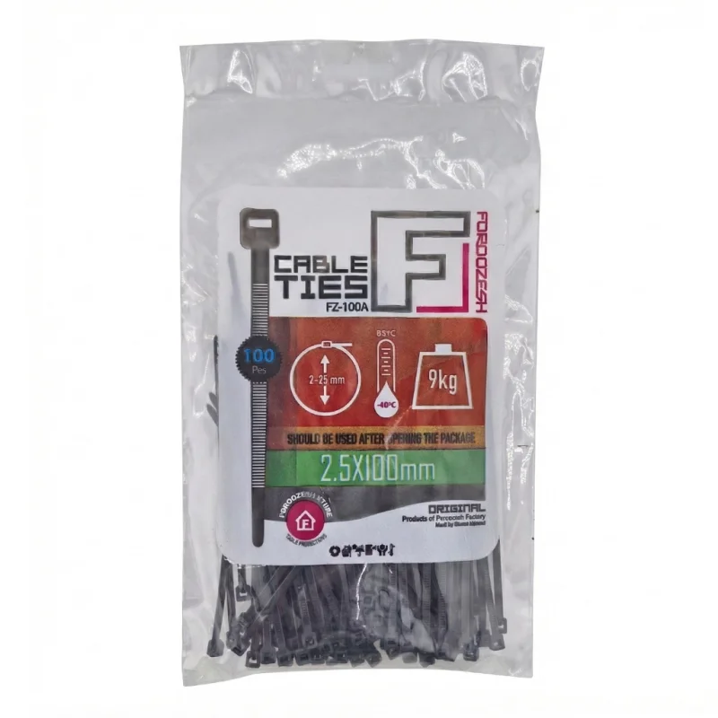 بست کمربندی 10 سانتی‌متر فروزش (عرض 2.5mm)