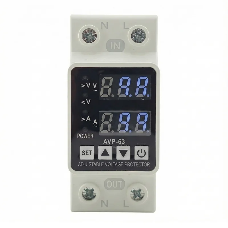 محافظ ولتاژ مرکزی قابل تنظیم سایکو مدل AVP-63 (63 آمپر)