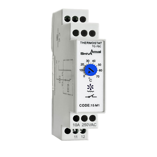 ترموستات تابلویی شیوا امواج  15M1