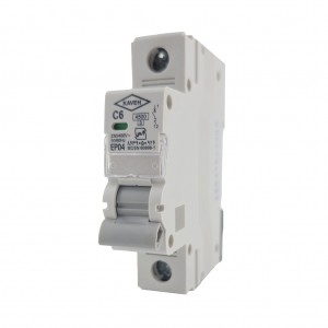 فیوز مینیاتوری تکفاز 6 آمپر الکترو کاوه تیپ C