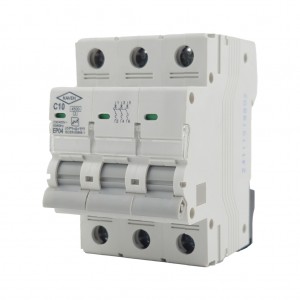 فیوز مینیاتوری سه فاز 10 آمپر الکترو کاوه تیپ C (سه پل)