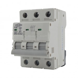فیوز مینیاتوری سه فاز 32 آمپر الکترو کاوه تیپ C (سه پل)