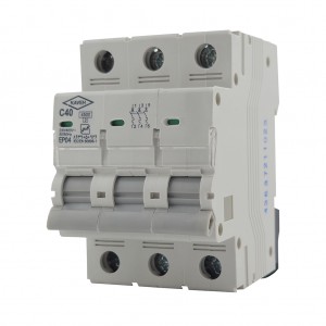 فیوز مینیاتوری سه فاز 40 آمپر الکترو کاوه تیپ C (سه پل)