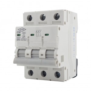فیوز مینیاتوری سه فاز 50 آمپر الکترو کاوه تیپ C (سه پل)