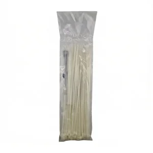 بست زیپی 30 سانتی‌متر فروزش (عرض 3.6mm) رنگ سفید