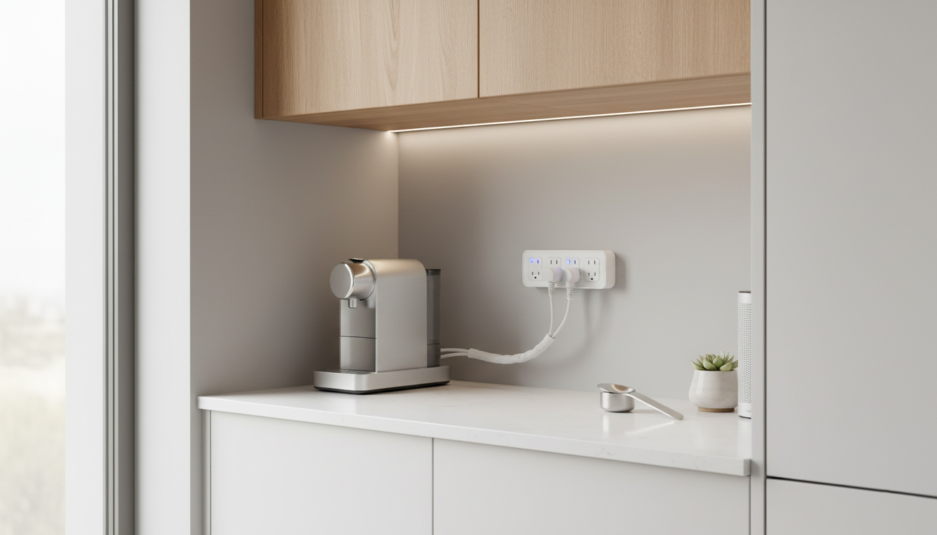 محافظ برق چندراهی و کابل رابط برای ایمنی لوازم خانگی در آشپزخانه