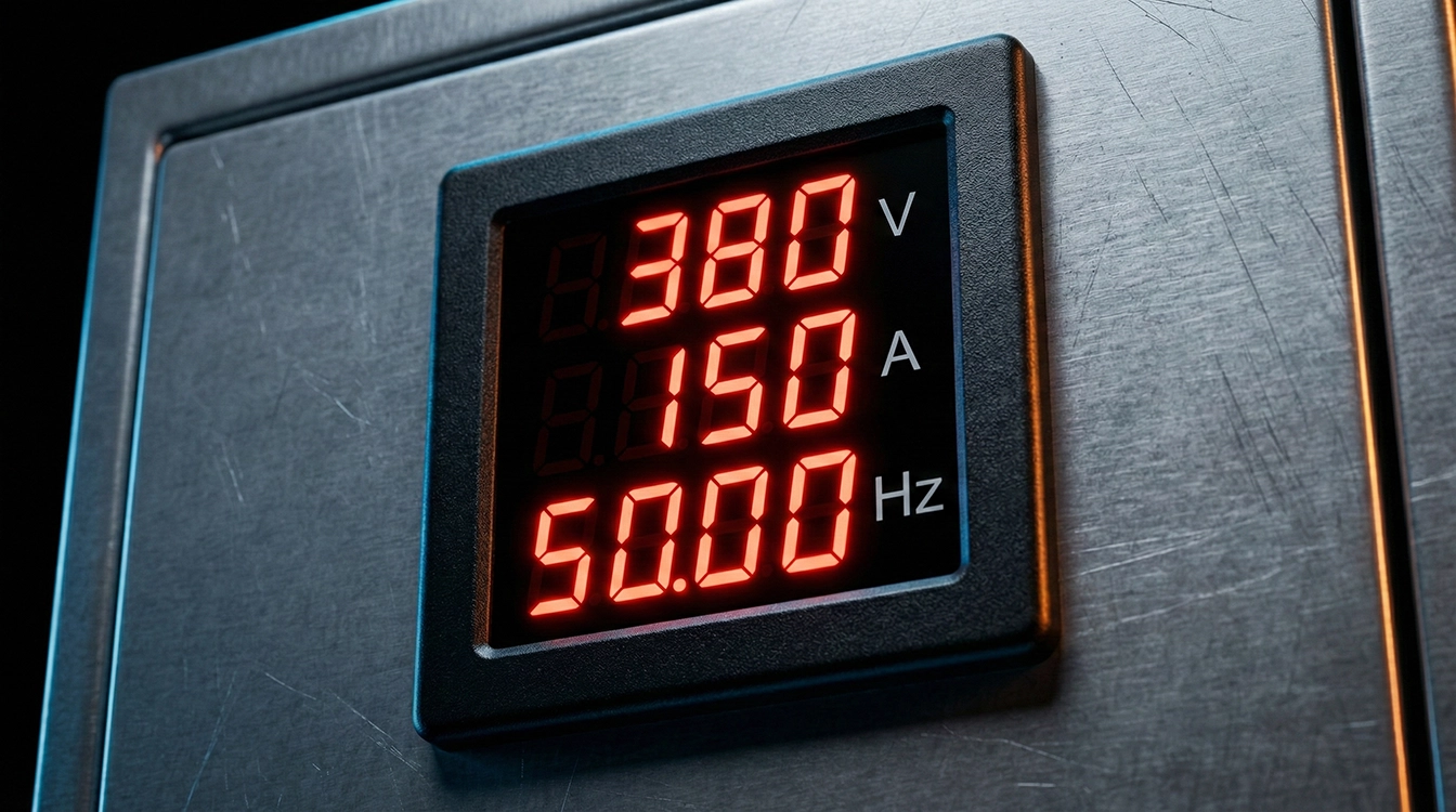 سوپر ولت آمپر متر دیجیتال تابلویی با قابلیت نمایش همزمان ولتاژ و جریان سه فاز