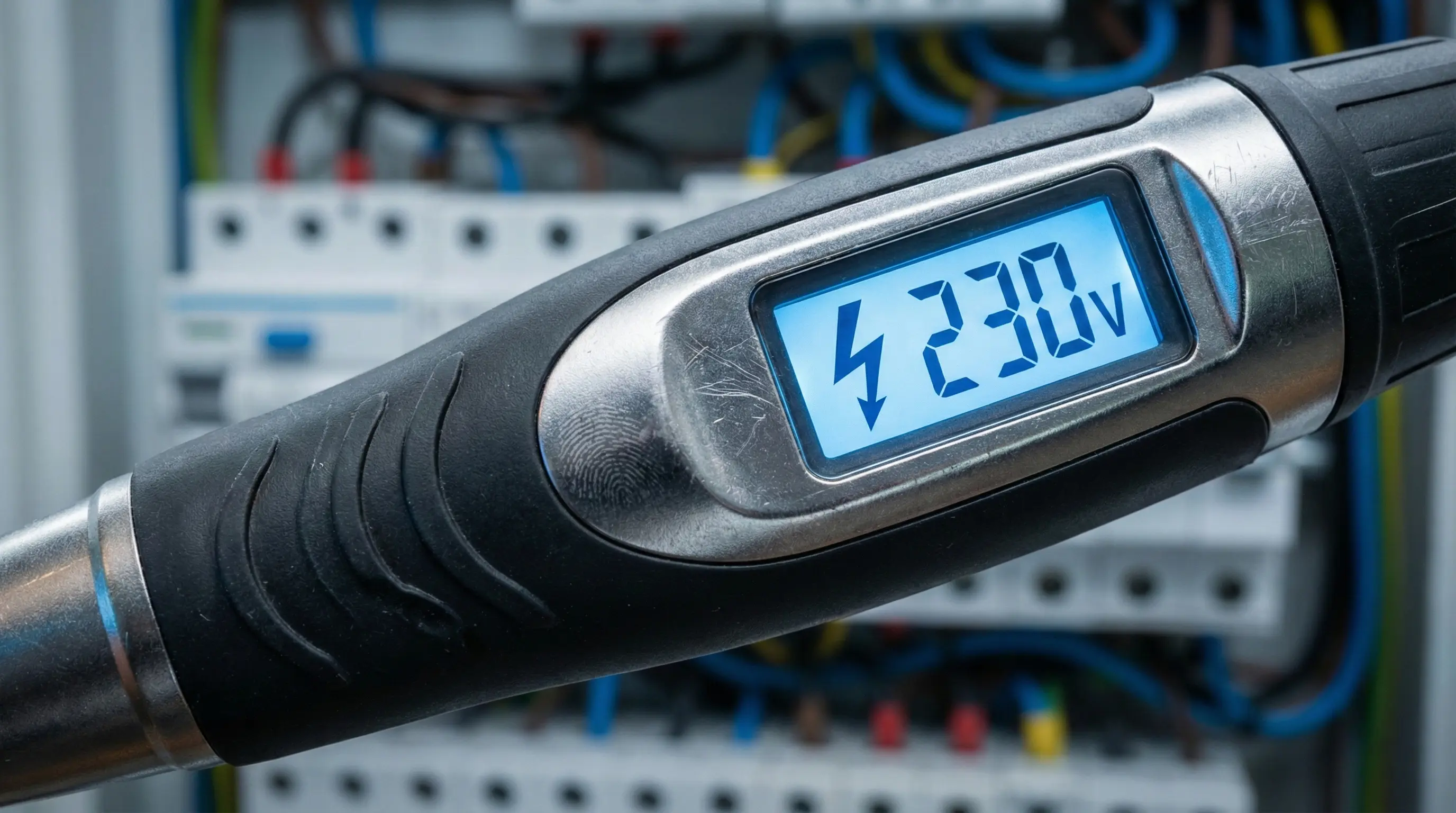 فازمتر دیجیتال با نمایشگر ولتاژ برای برقکاران حرفه&zwnj;ای