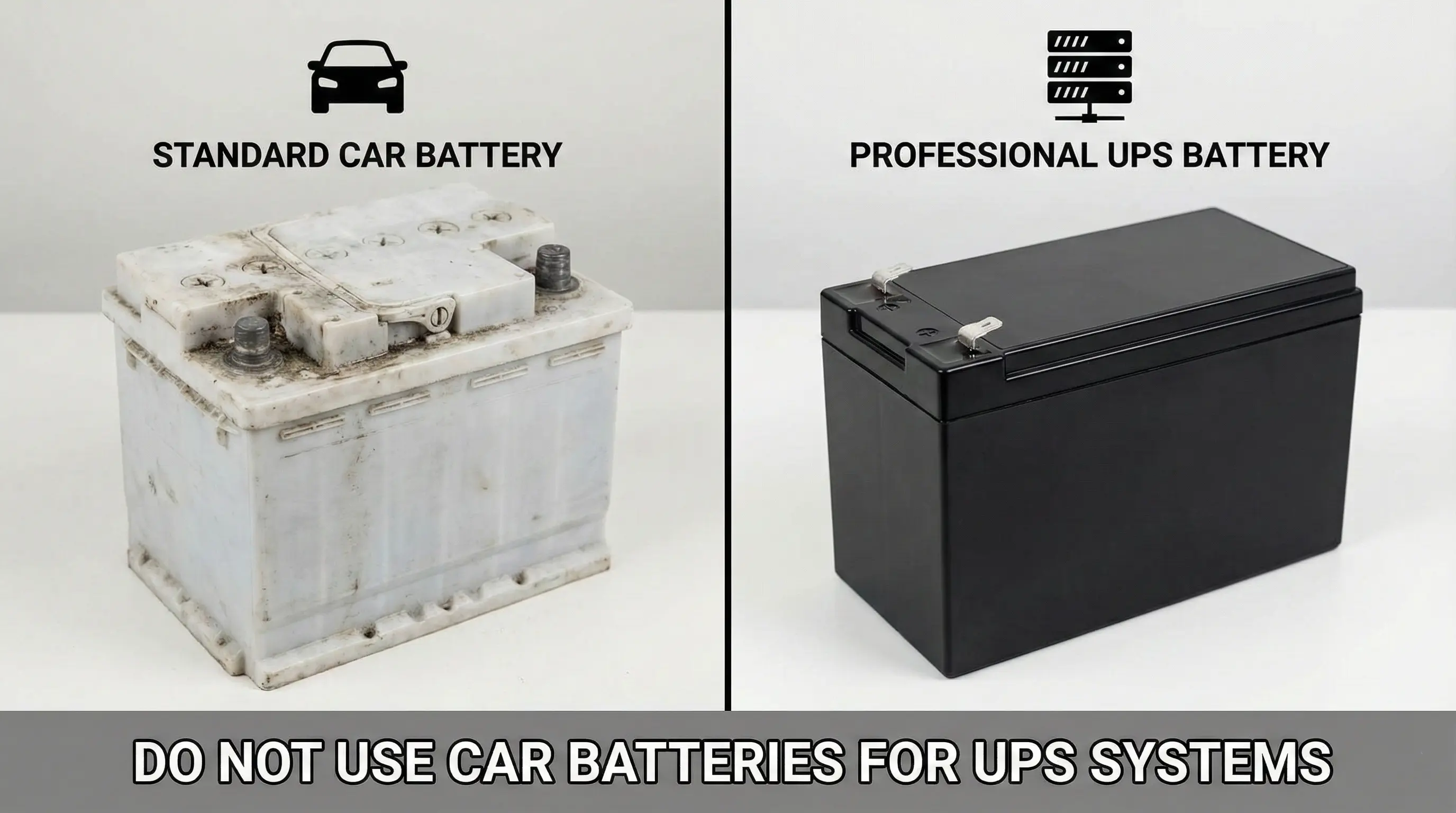 فاوت باتری ماشین با باتری یو پی اس سیلد اسید خشک