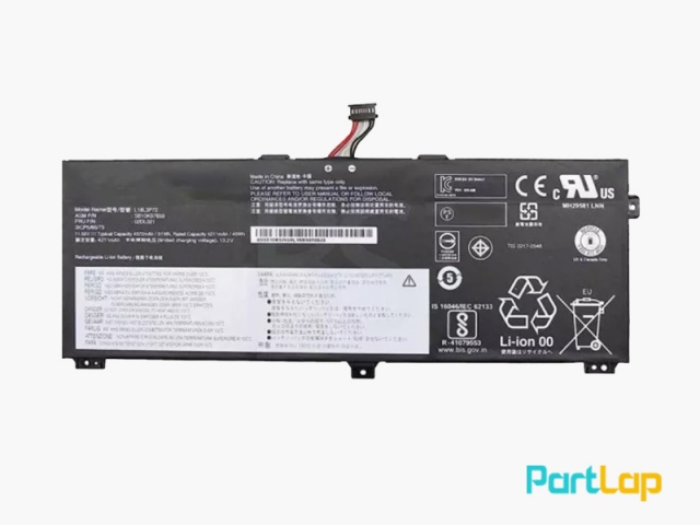 باتری 3 سلولی L18M3P72 لپ تاپ لنوو ThinkPad X390 X13 Yoga Gen 1