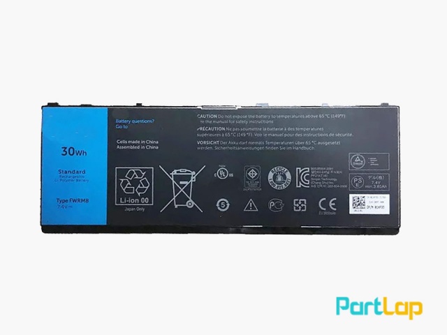 باتری 3 سلولی FWRM8 لپ تاپ دل  Latitude 10-ST2e
