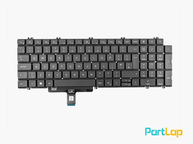 کیبورد لپ تاپ دل Precision 7670 ، 7680