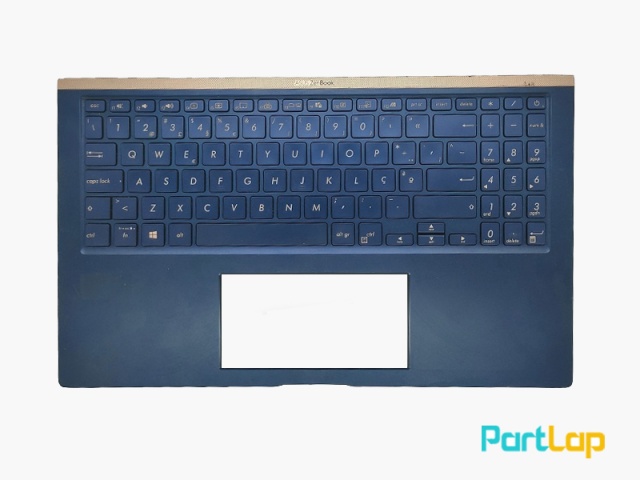 کیبورد و قاب دور کیبورد و تاچ پد لپ تاپ ایسوس ZenBook 15 UX533 ، UX534
