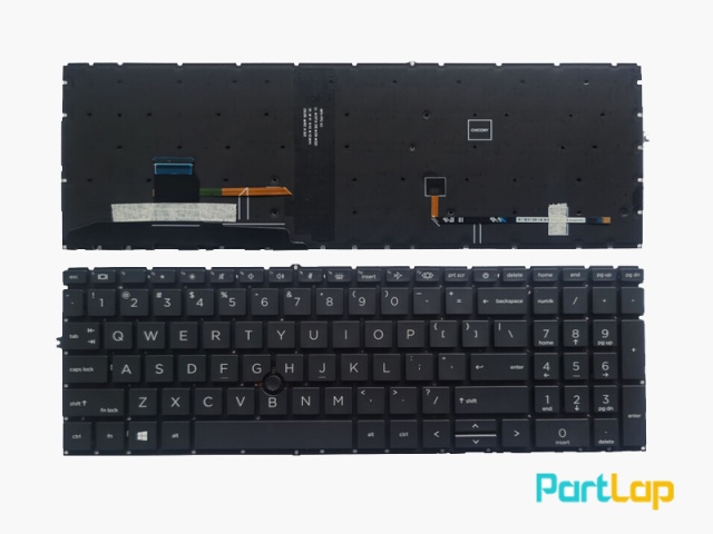 کیبورد لپ تاپ اچ پی ZBook Firefly 15 G7 ، G8