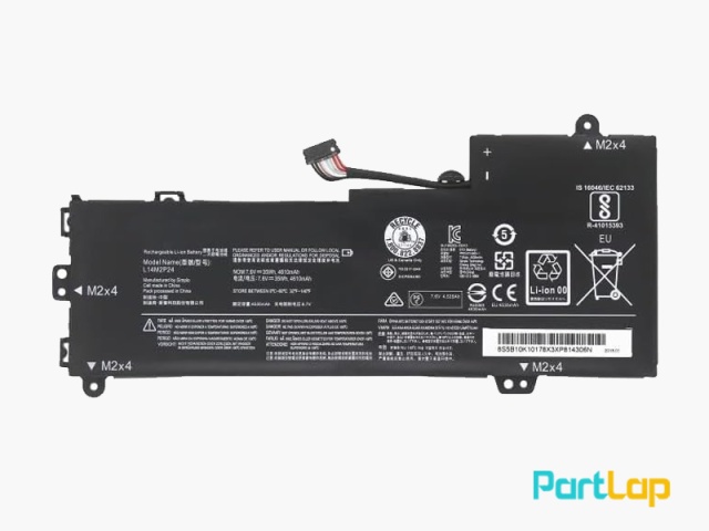 باتری 2 سلولی L14M2P24 لپ تاپ لنوو IdeaPad 510S ، E31-70