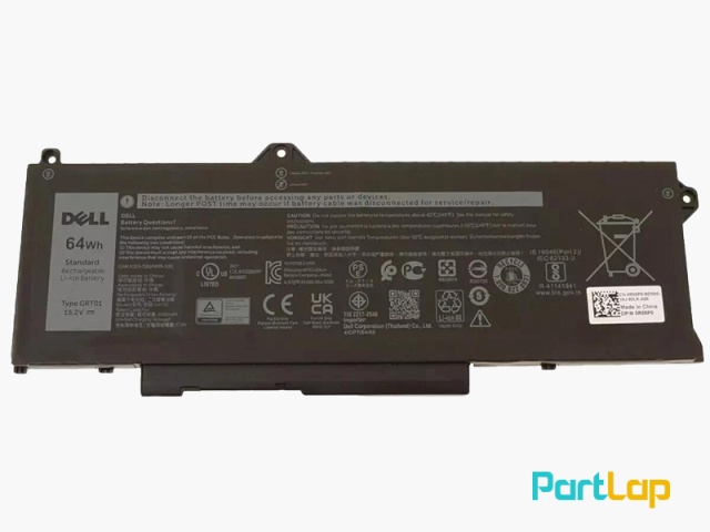 باتری 4 سلولی GRT01 لپ تاپ دل Dell Latitude 14 5421 ، 5431