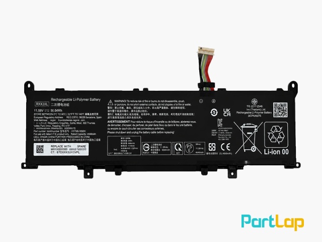 باتری 3 سلولی RX03XL لپ تاپ اچ پی HP EliteBook 630 ، 640 ، 650
