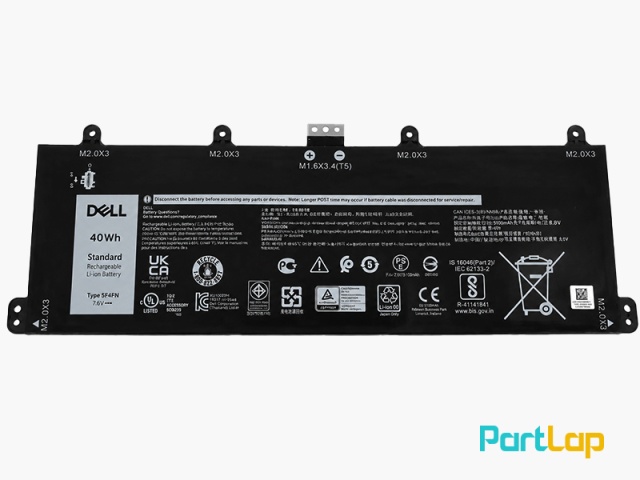 باتری 4 سلولی 9F4FN لپ تاپ دل Dell Latitude 7320